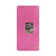 4. Mata fitness klubowa z otworami  HMS Premium MFK02 Pink-Black