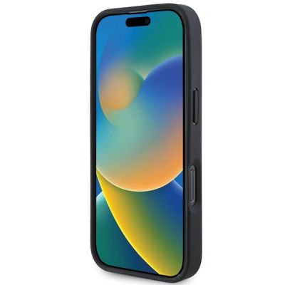11. Etui Mercedes MB Waves Leather na iPhone 16 Pro Max - czerwone