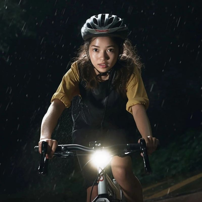 4. Lampka rowerowa Rockbros RHL1500 przednia 5000mAh 1500lm IPX6 - czarna