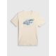 5. T-shirt regular z nadrukiem męski 4F 4FRSS26TTSHM4295-11S