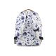 4. PLECAK THE SOCIETY PACK XCLASSIC BACKPACK 181CPR702-72 OFF WHITE BLUE FLOWER ALLOVER