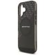 6. Etui AMG Double Layer Transparent Rhombs MagSafe do iPhone 17 - czarno-czerwone