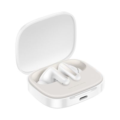 4. Słuchawki Bluetooth Xiaomi Redmi Buds 6 z mikrofonem Cloud Baltas