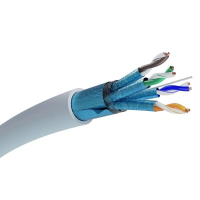 45. Extralink Kabel sieciowy skrętka CAT6A FTP (F/FTP) V2 Wewnętrzny 500M LSZH