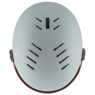 3. Kask narciarski dziecięcy UVEX Rocket jr. Visor