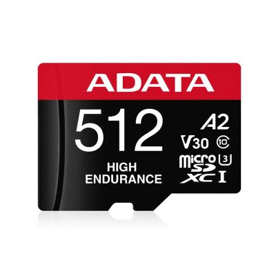 2. ADATA MicroSDXC 512 GB Class 10 UHS-I/U3 A2 V30