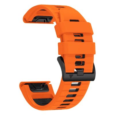 2. Pasek Tech-Protect IconBand Pro na Garmin Fenix 3 / 5X / 3HR / 5X Plus / 6X / 6X Pro / 7X - pomarańczowo-czarny