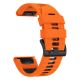 2. Pasek Tech-Protect IconBand Pro na Garmin Fenix 3 / 5X / 3HR / 5X Plus / 6X / 6X Pro / 7X - pomarańczowo-czarny