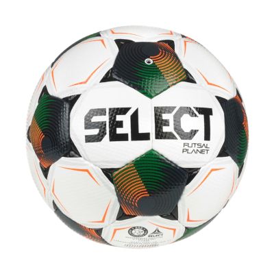 2. Piłka nożna hala Select Futsal Planet v26 FIFA Basic biało-czarno-pomarańczowo-zielona 1014387 310021