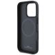 7. Etui BMW Leather Hot Stamp MagSafe na iPhone 16 Pro - czarne
