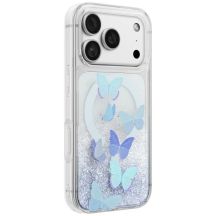 Etui UNIQ Coehl Aria Magnetic Charging na iPhone 18 Pro / 17 Pro - niebieskie