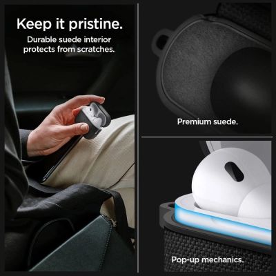 10. Etui Spigen Urban Fit na Apple AirPods Pro 1 / 2 - czarne