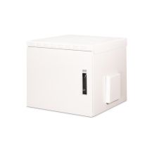 Digitus Szafa sieciowa wisząca 19" 9U rack 600x600, drzwi pełne, szary, niedzielona, złożona, IP55, 100kg