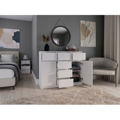 9. KOMODA MALWA 2D6S BIAŁY