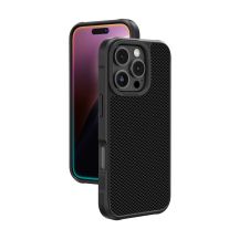 Etui pancerne AMAZINGTHING Titan Max Case z włóknami aramidowymi 600D do iPhone 16 Pro Max - czarne