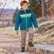 4. Kurtka Trollkids Eikefjord Ultra-light polyfiber ciemny morski/tajemniczy niebieski/świeży zielony/arktyczny niebieski (463-112)