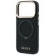 6. Etui Guess Ring Stand 360 Grained Classic Logo MagSafe na iPhone 18 Pro / 17 Pro - czarne