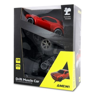 3. Amewi RC Drift Muscle Car 4WD w skali 1:20 RTR czerwony