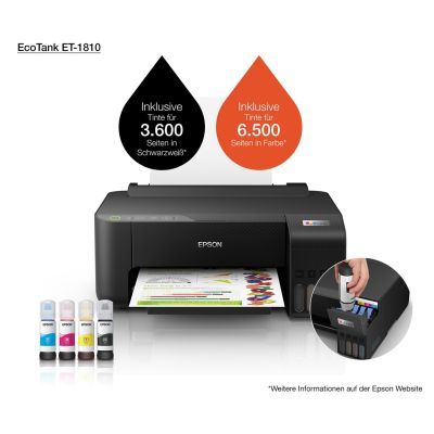 12. Drukarka Epson EcoTank ET-1810 atramentowa kolorowa