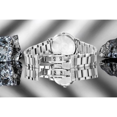 8. Zegarek Damski Giewont Sapphire Srebrny GW2360-B1