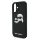 6. Etui Karl Lagerfeld Silicone nauble Heads Print MagSafe na iPhone 16 - czarne