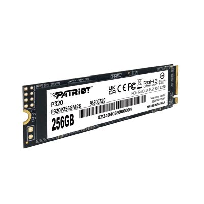 3. SSD Patriot Viper P320 M.2 PCI-Ex4 NVMe 256GB 2.2GB/s