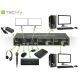 12. TECHLY PRZEŁĄCZNIK KVM DISPLAYPORT/USB 2X1 DUAL HE