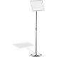 11. Durable 479823 Uchwyt na znak i stojak informacyjny A4 Aluminium, Plastik, Stal Srebrny