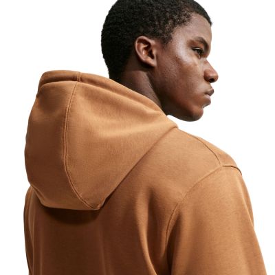 4. Bluza męska Nike Club FT PO Hoodie jasny brąz FN3866 270