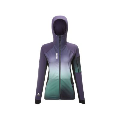 Kurtka narciarska MILLET PIERRAENT HOODIE fioletowa
