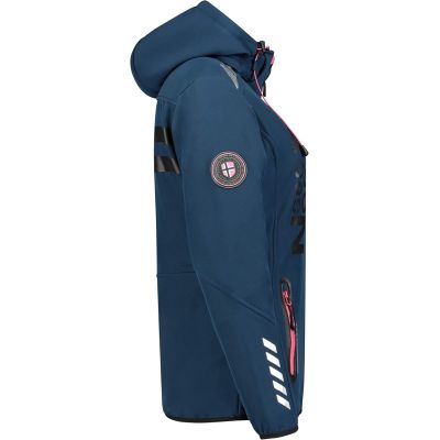 3. Kurtka softshell Geographical Norway (WU4009F/GN NAVY/F.-PINK)
