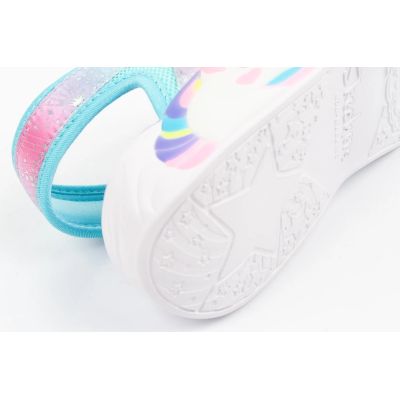 6. Skechers buty dziecięce sandałki Unicorn Dreams dla dziewczynki led