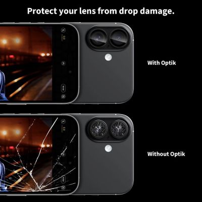 4. Osłona aparatu Tech-Protect Camring Fit+ na iPhone 17 - przezroczysta