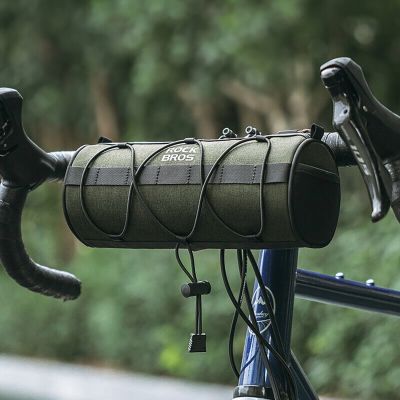 8. Torba Rockbros 30110049001 rowerowa na kierownicę 2 l - zielona