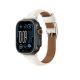4. Skórzany pasek AMAZINGTHING Class Band do Apple Watch 45 / 46 / 49 mm - jasnobeżowy