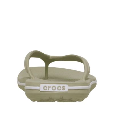 3. Klapki Crocs Crocband Flip zielone 11033 1WY