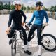 7. Spodnie rowerowe z szelkami Rockbros YDCK012-1 długie polarowe z wkładką Rozmiar L - czarne