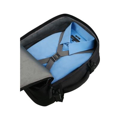 3. American Tourister Casual Backpack Ms plecak Plecak turystyczny Czarny Przetworzony politereftalan etylenu (rPET)