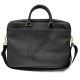 Torba Guess Saffiano Script na laptopa 16" - czarna