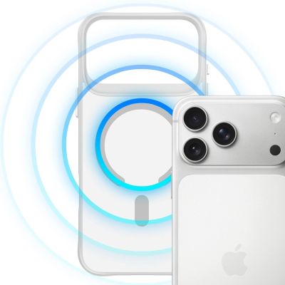 10. Etui 3mk Smoke MagCase na iPhone 17 Pro Max - białe-półprzezroczyste