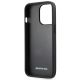 7. Etui AMG Leather Debossed Lines na iPhone 14 Pro Max - czarne