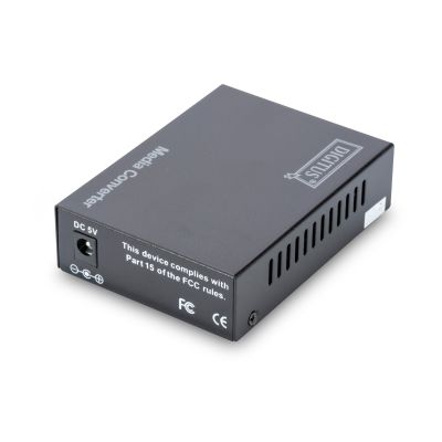 12. Digitus Media konwerter RJ45 10/100Base-TX na SC duplex 100Base-FX, Tx/Rx 1310nm, 20 km