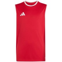 Koszulka dla dzieci adidas Entrada 26 Sleeveless Jersey czerwona KB3937