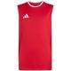 Koszulka dla dzieci adidas Entrada 26 Sleeveless Jersey czerwona KB3937