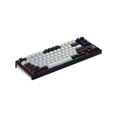 4. HATOR Skyfall 80 MAG ULTIMA 8K wireless klawiatura Gaming USB + RF Wireless + Bluetooth QWERTY US English Czarny, Biały