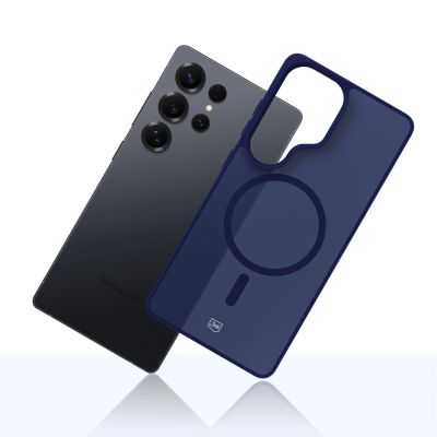 3. Etui 3mk Smoke MagCase na Samsung Galaxy S25 Ultra - niebieskie-półprzezroczyste