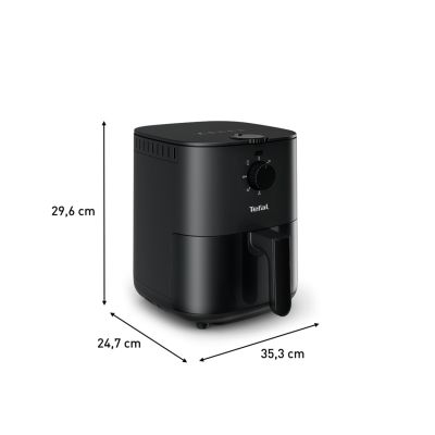 7. Tefal Easy Fry EY1308 Pojedyńczy 3,5 l Autonomiczny 1030 W Frytkownica na gorące powietrze Czarny