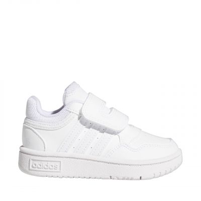 Buty dla dzieci adidas Hoops 3.0 białe GW0442