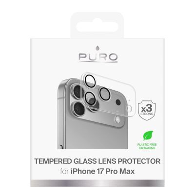2. Szkło hartowane Puro Camera Standard na iPhone 17 Pro Max na wyspę aparatu i obiektywy
