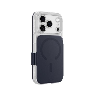 8. Etui AMAZINGTHING Titan Pro Lens Flip Set na iPhone 18 Pro Max z portfelem kompatybilne z MagSafe - granatowe
